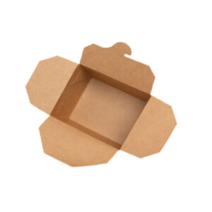 880 mL Single Compartment Kraft Box (Qty 200)