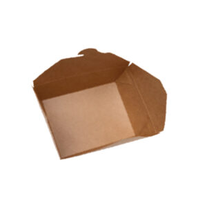 1400 mL Single Compartment Kraft Box (Qty 200)