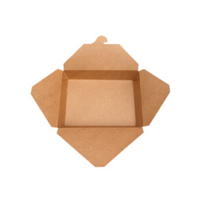 1500 mL Single Compartment Kraft Box (Qty 200)