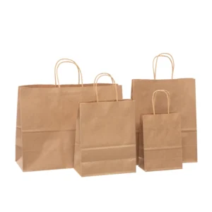 Paper Bags With Handles (Qty 500)